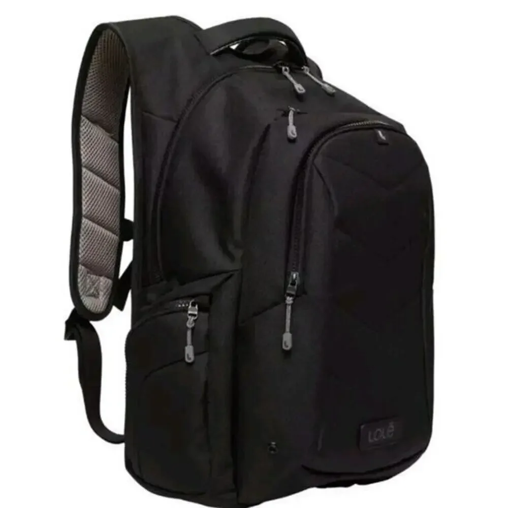 Lolë‎ Quilted Nylon Backpack / Black/ New
